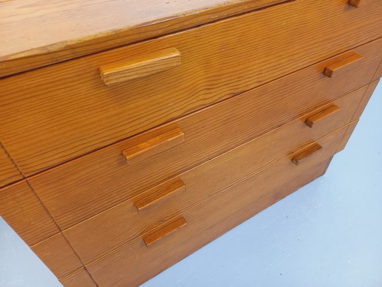 Commode en pin vintage des années 70