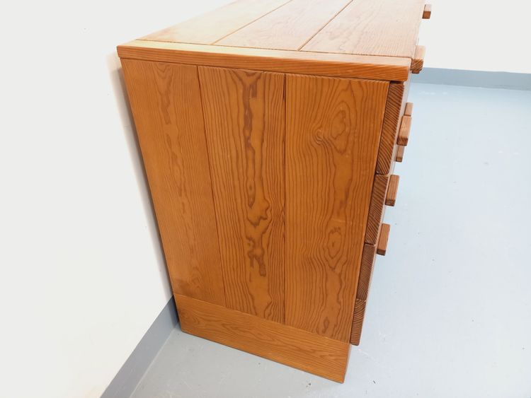 Commode en pin vintage des années 70