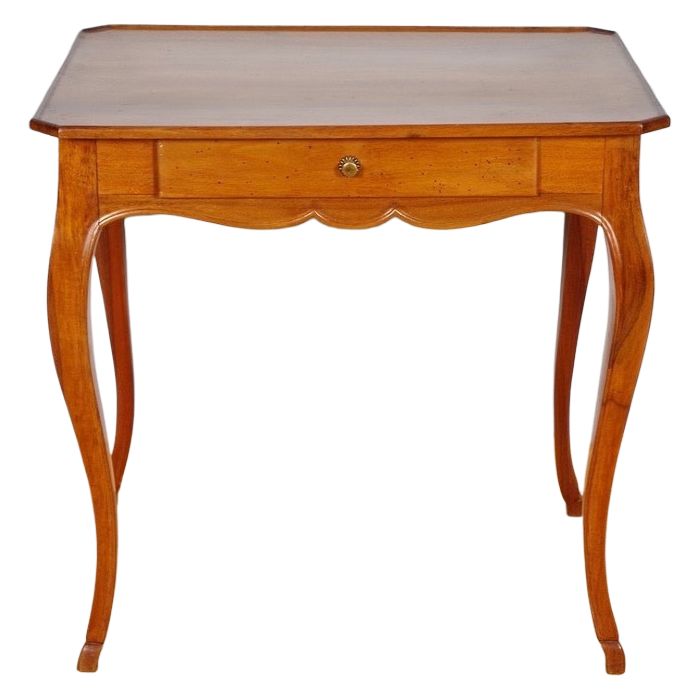 Table à écrire Louis XV en noyer mouluré, Dauphiné, vers 1750