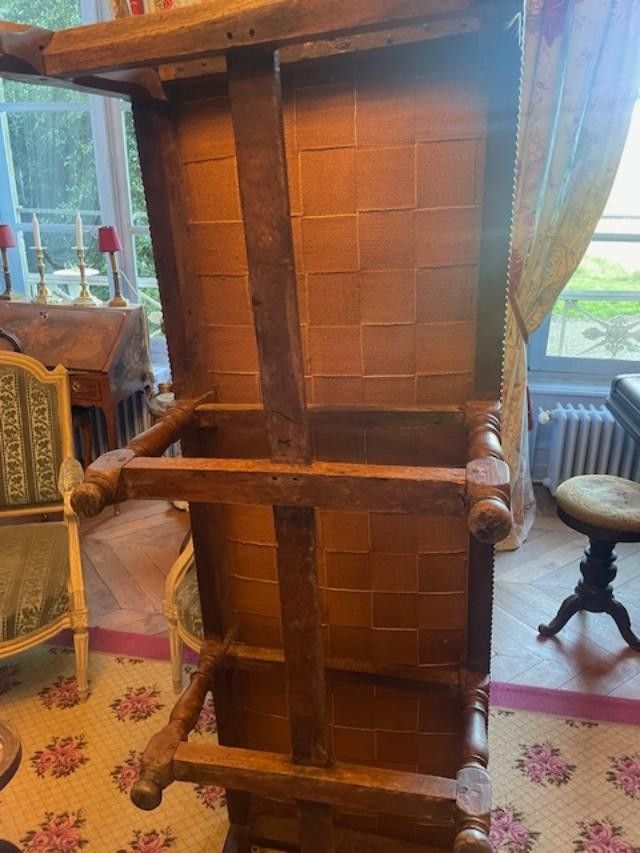 Large Louis XIII period kitchen bench