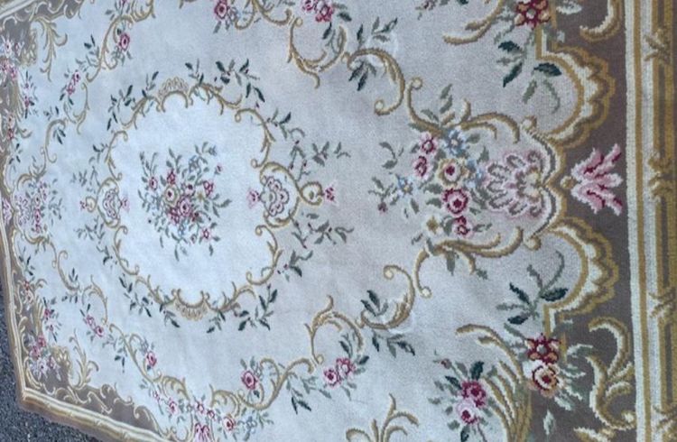Aubusson, Pure Wool Knotted Carpet