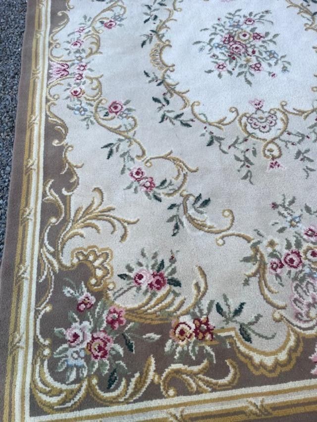 Aubusson, Pure Wool Knotted Carpet