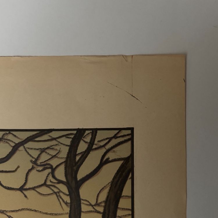 Lithografie von Henri Rivière, Pariser Landschaften – Schwaneninsel