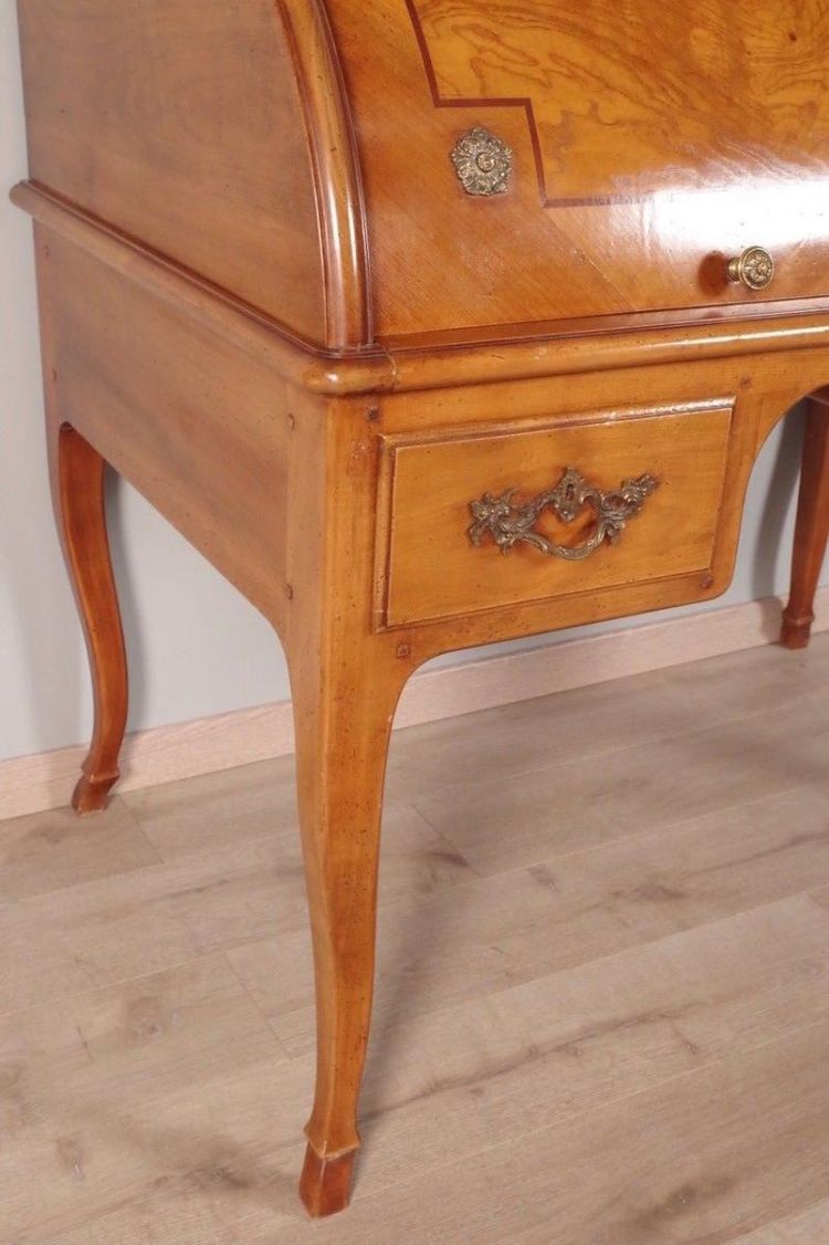 Rolltop-Schreibtisch im Regency-Stil, angelehnt an den Hache