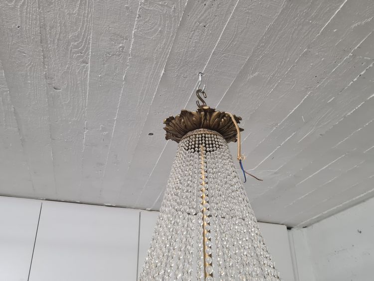 Large Empire style chandelier, late 19th century