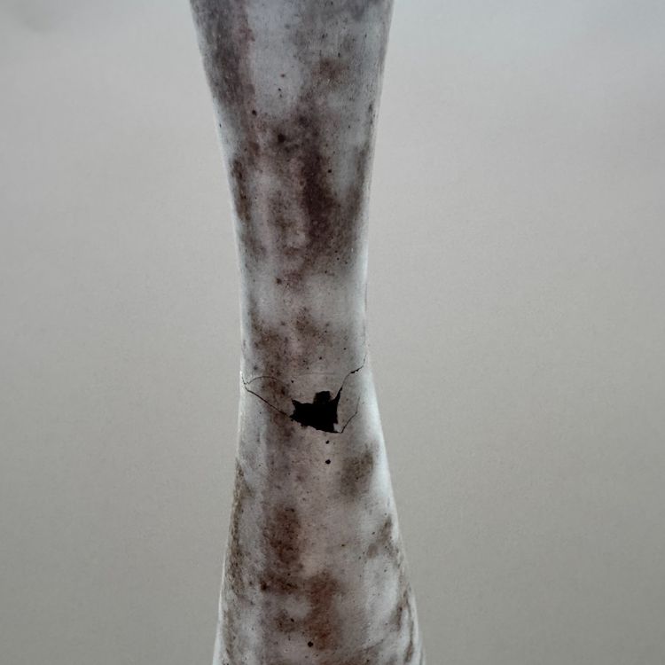 Flaschenvase von Alexandre Kostanda, Vallauris-Keramik, signiert