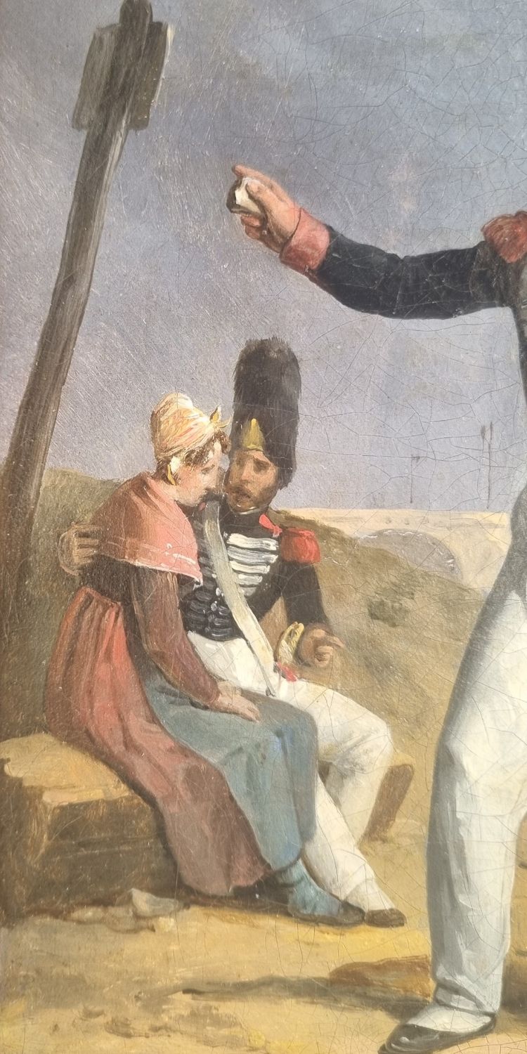 Victor ADAM - A Soldiers' Halt or the Courtier Soldier