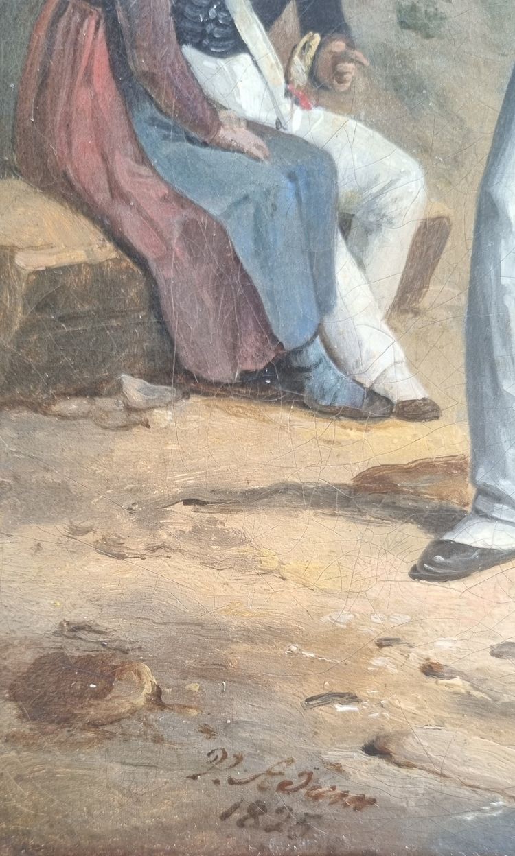 Victor ADAM - A Soldiers' Halt or the Courtier Soldier