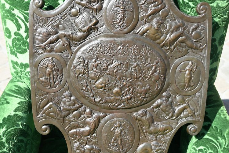 Large bronze plaque in the Renaissance style