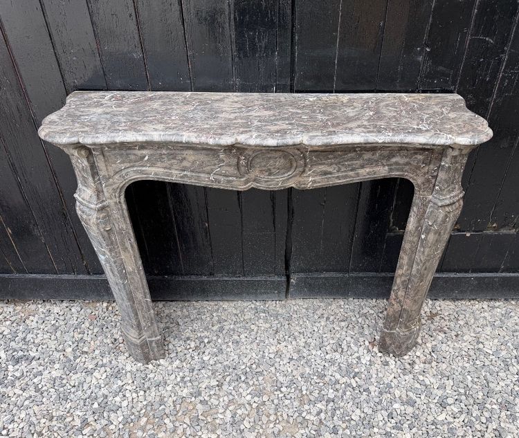 Kamin im Stil Ludwigs XV. aus Stinkal-Marmor, um 1880