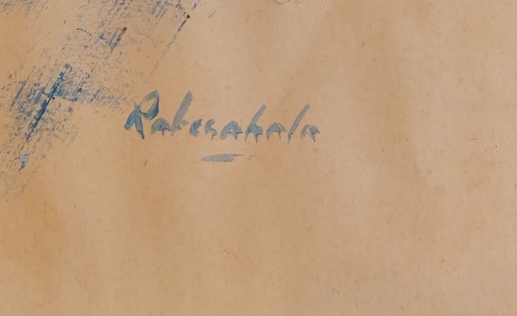 Rabesahala - (20th century) - Faces - Gouache on paper - Madagascar