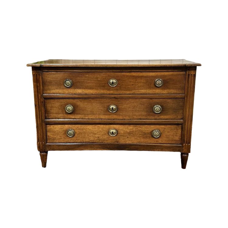 Commode Louis XVI 18ème en noyer