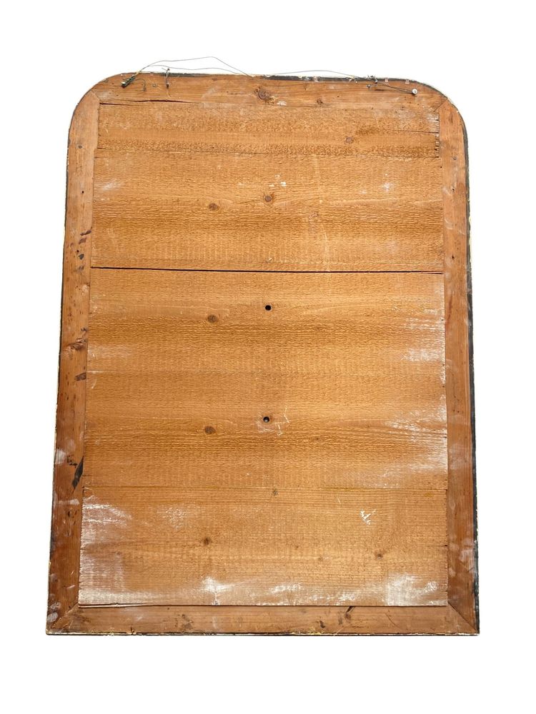 Large Louis Philippe Mirror in Gilded Wood, 93 cm x 114 cm, 19th century