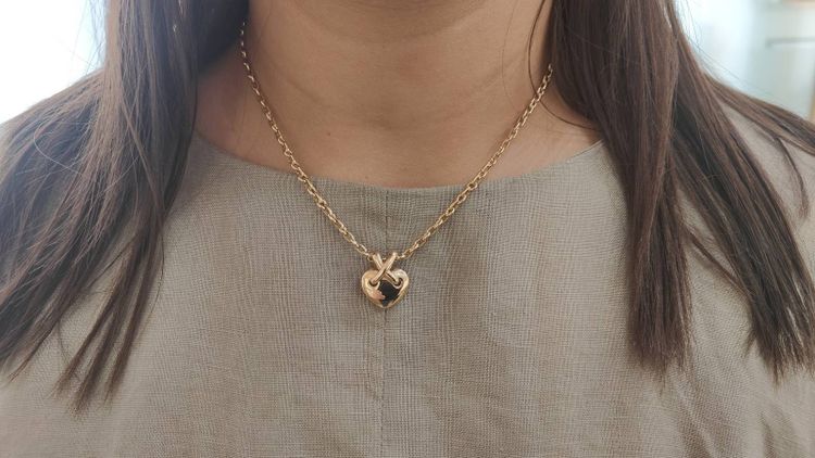 Collier Chaumet cœur Liens or jaune 