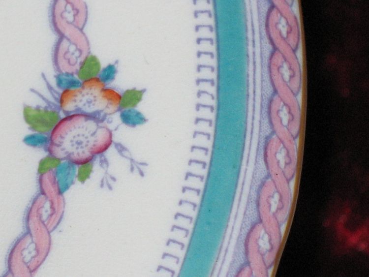 19th-century English earthenware dessert set