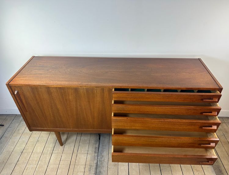 Credenza scandinava vintage in teak, anni '70