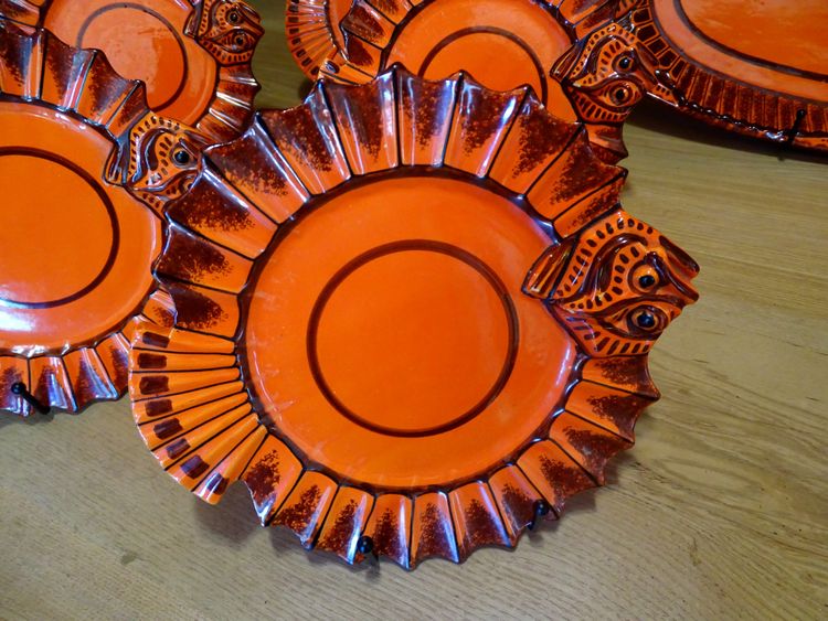 Henriot Quimper Vintage Fish Set, circa 1970