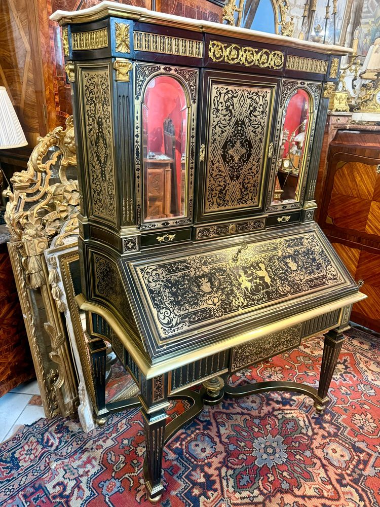 BONHEUR-DU-JOUR-SCHRANK, DER ALS NAPOLEON-III-SCHREIBTISCH DIENT