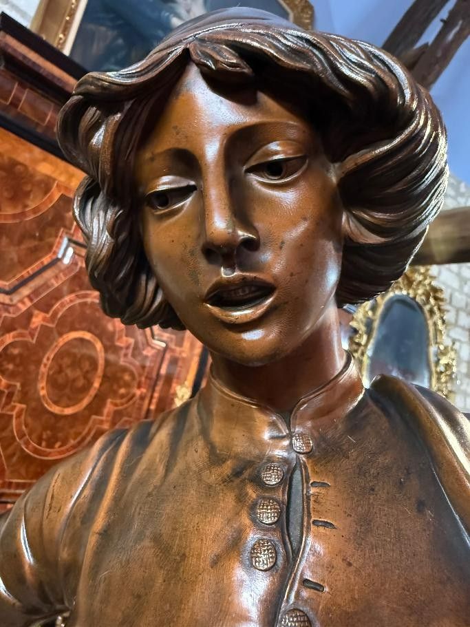 BRONZE de Paul DUBOIS (1829 – 1905) CHANTEUR FLORENTIN