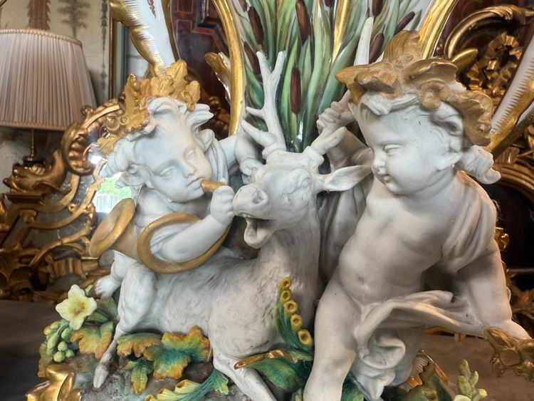 PAAR PORZELLANVASEN AUS DEM ALTEN PARIS „JAGD UND ANGELN“, Jacob PETIT zugeschrieben