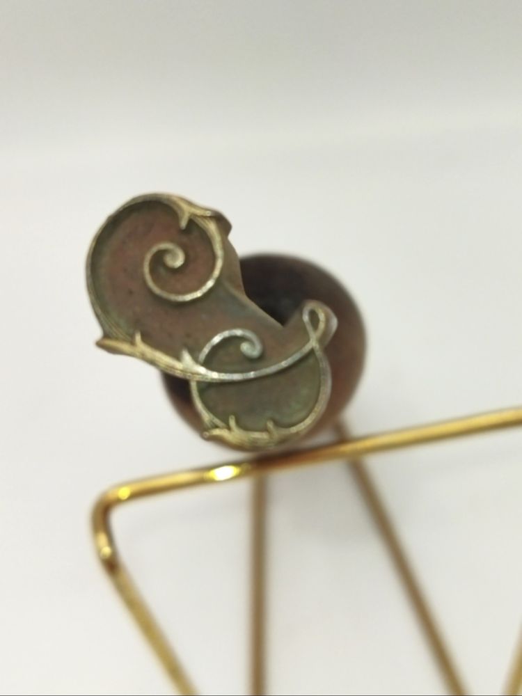 GILDING IRON Bookbinding Tool for Gilding Leather & Bookbinding  ARTISANAT D'ART