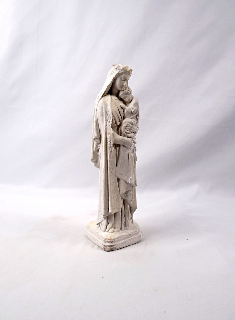 Madonna della Sapienza in gesso, stile neoclassico, inizio XX secolo