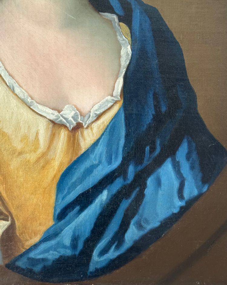 Ritratto di una dama di alto rango, scuola francese, XVIII secolo.