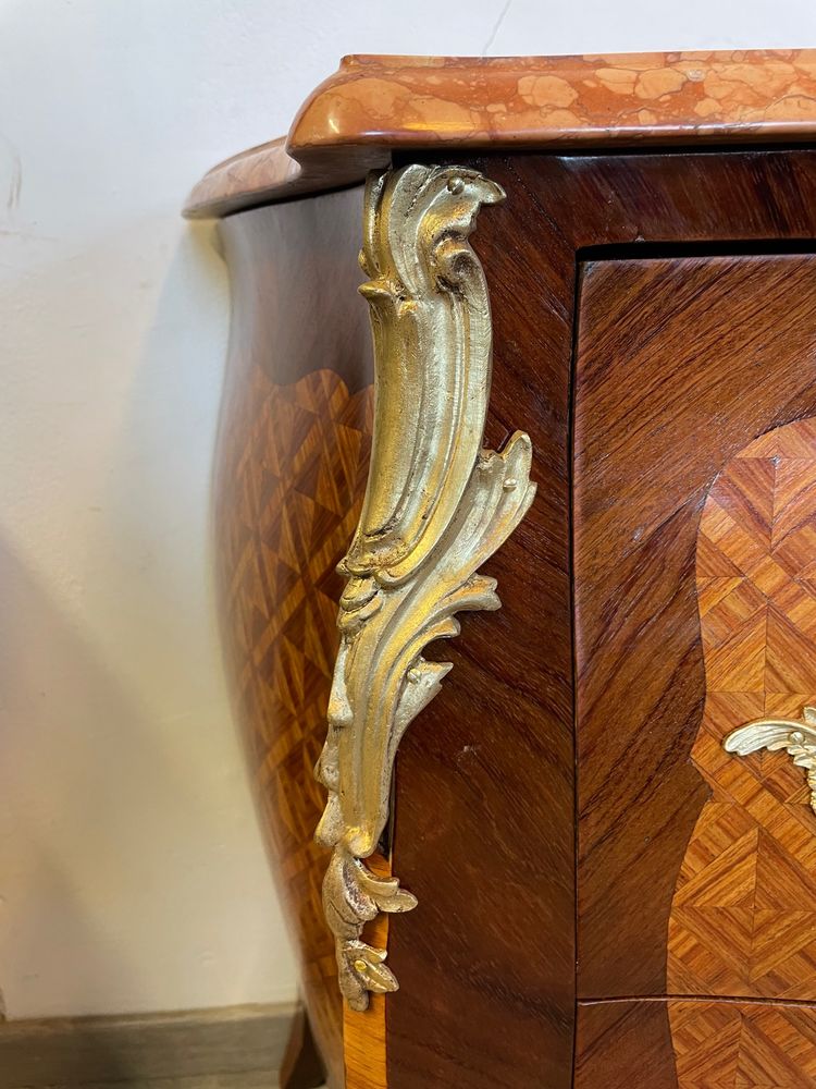 Louis-XV-Kommode aus Palisander und Rosenholz