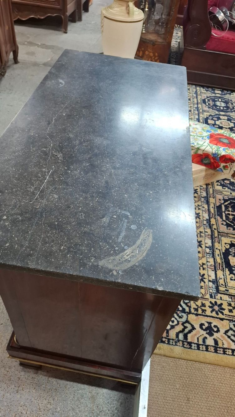Commode empire en acajou 