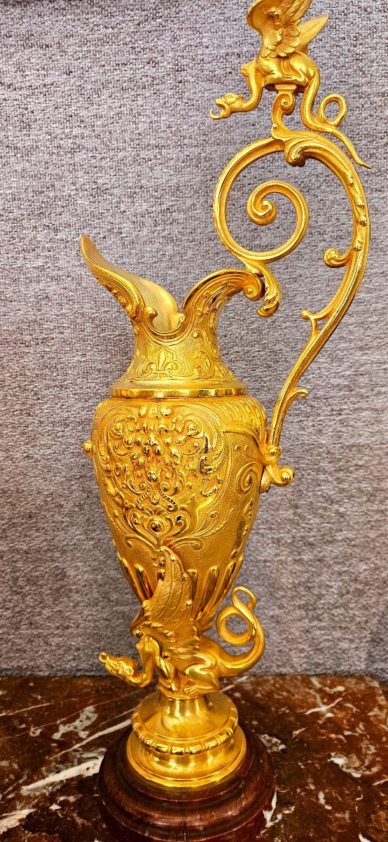 Importante Garniture En Bronze Doré
