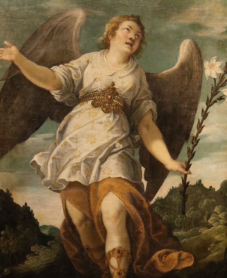 L'ange annonciateur, Bartolomé Román (Montoro, vers 1587 – Madrid, 1647)