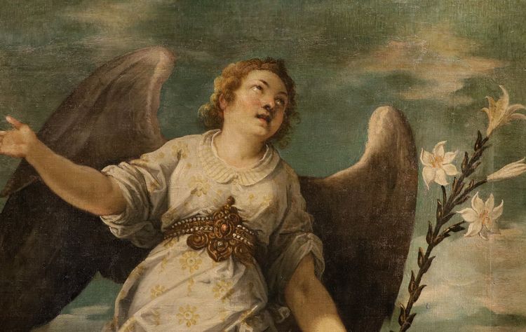 L'ange annonciateur, Bartolomé Román (Montoro, vers 1587 – Madrid, 1647)