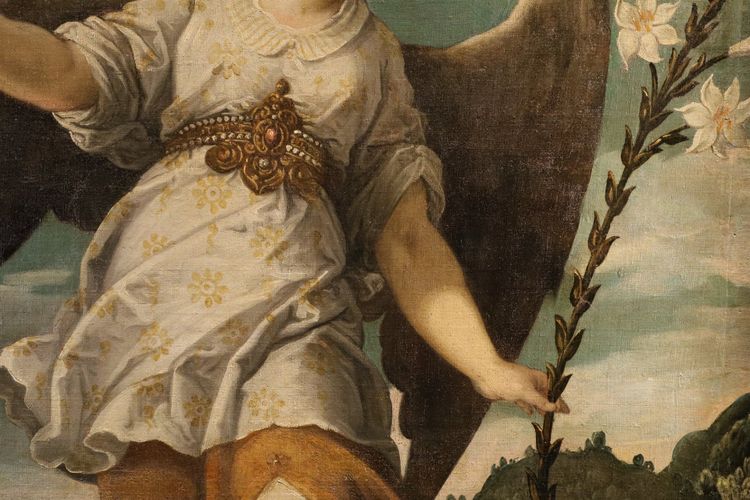 L'ange annonciateur, Bartolomé Román (Montoro, vers 1587 – Madrid, 1647)