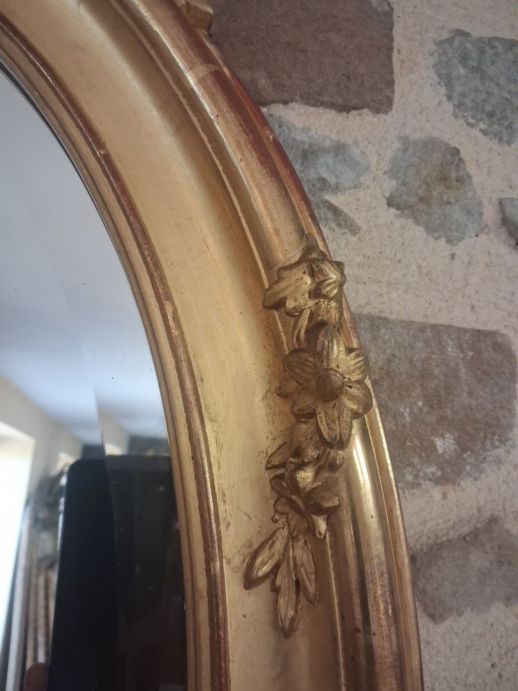 Miroir oval XIX  102 x 63