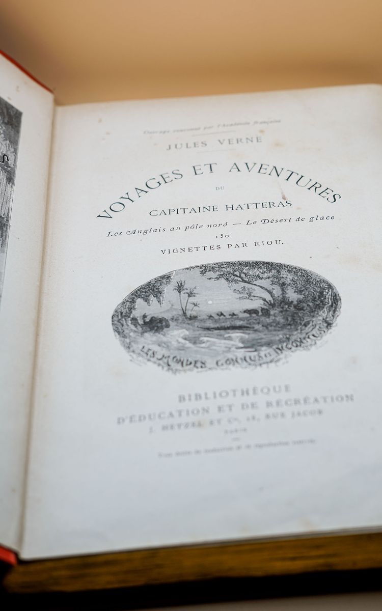 Jules VERNE, Aventures du Capitaine Hatteras au pole Nord, Editions HETZEL