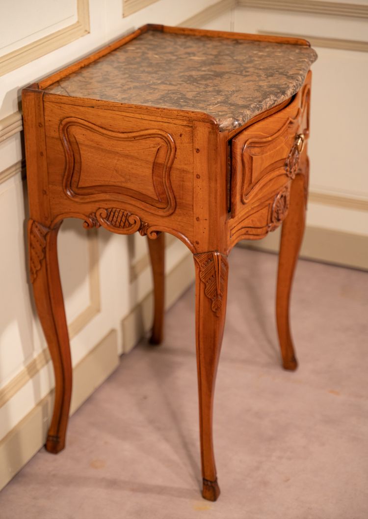 Console perruquière en noyer, sud de la France
