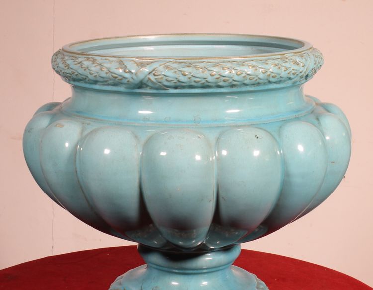 Glazed Ceramic Planter, Late 19th Century