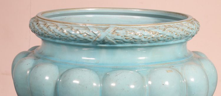 Glazed Ceramic Planter, Late 19th Century