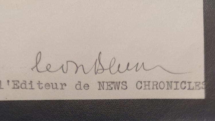 Léon BLUM - 51872 - 1950) - Lettre signée - 1938