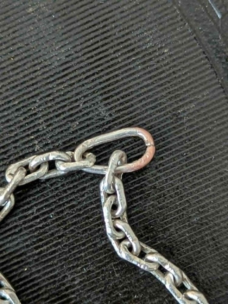 Vintage French Silver Fish Keychain
