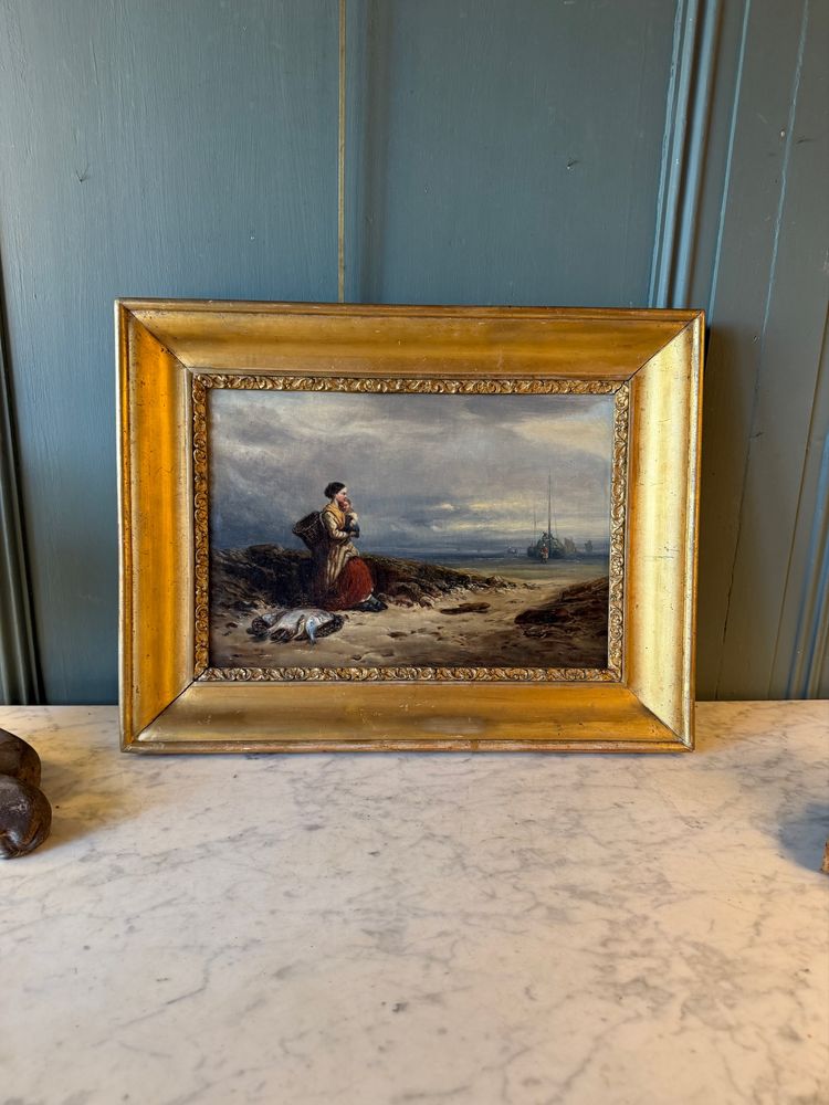 Retour de pêche d'après Friedrich Fritz Hildebrandt