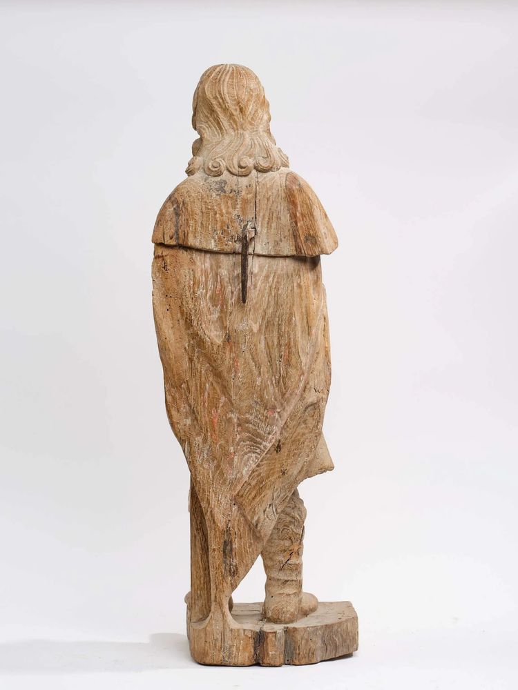 Sculpture en bois de Saint Roch - XVIIème siècle 