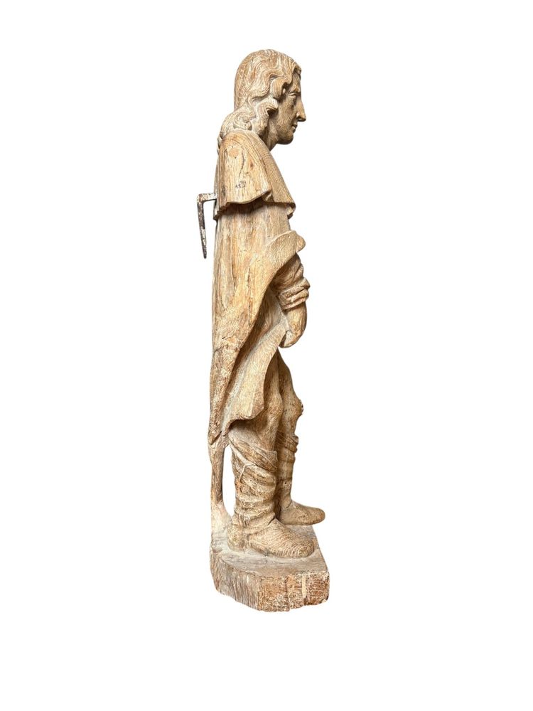 Sculpture en bois de Saint Roch - XVIIème siècle 