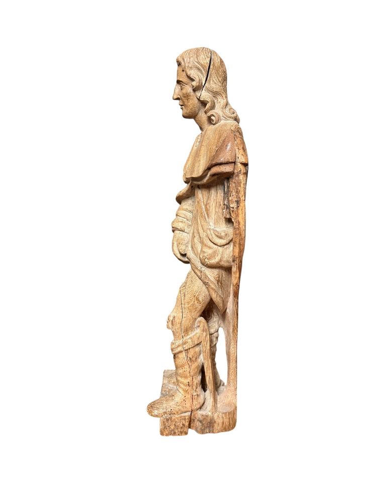 Sculpture en bois de Saint Roch - XVIIème siècle 