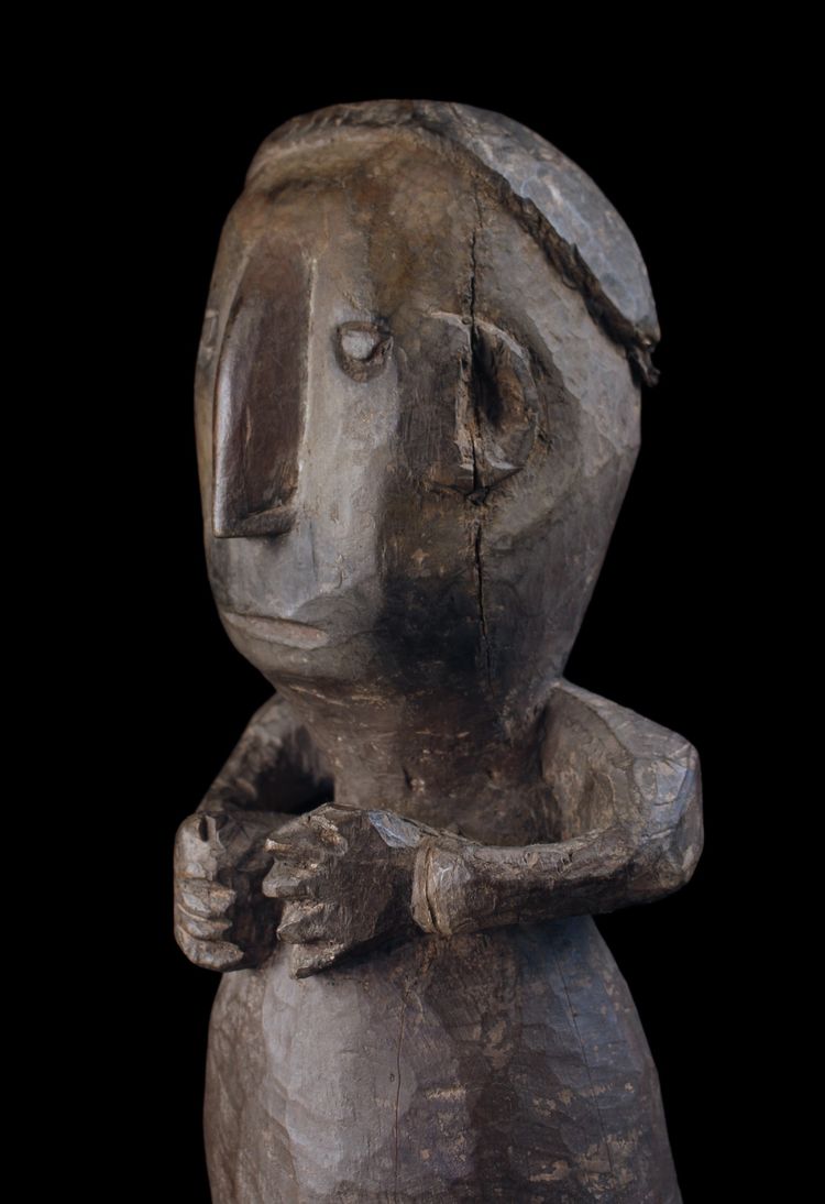 Figura ancestrale, arte tribale, arte oceanica, Papua Nuova Guinea, scultura tribale, 65 cm