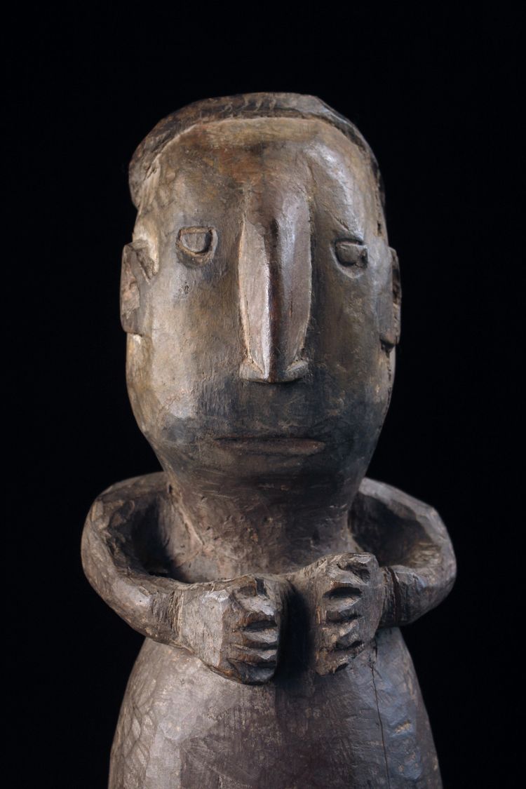 Figura ancestrale, arte tribale, arte oceanica, Papua Nuova Guinea, scultura tribale, 65 cm