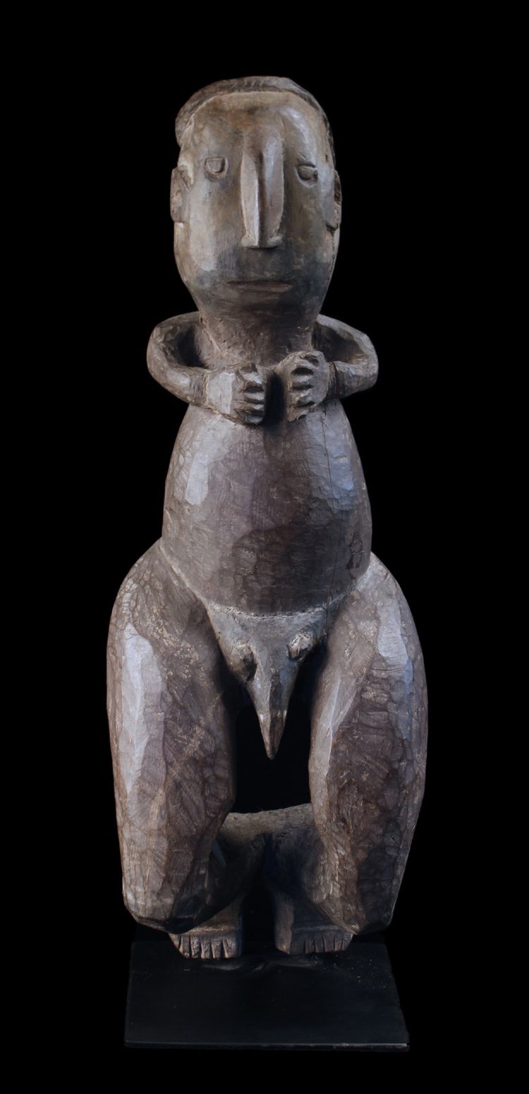 Figura ancestrale, arte tribale, arte oceanica, Papua Nuova Guinea, scultura tribale, 65 cm
