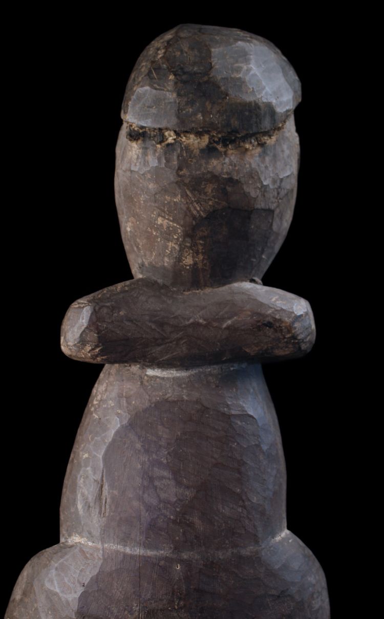 Figura ancestrale, arte tribale, arte oceanica, Papua Nuova Guinea, scultura tribale, 65 cm