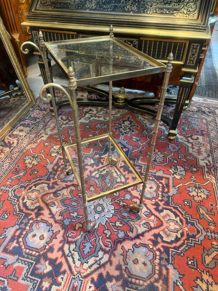TABLE SERVANTE ATTRIBUEE A LA MAISON BAGUES ANNEE 50
