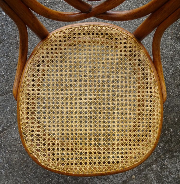 Chaise de Fiume, 1885 (Landesbank) no Thonet, bois -courbé